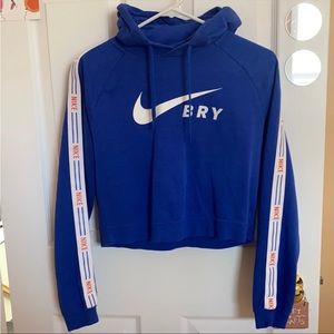 Nike x Barry’s bootcamp cropped hoodie
